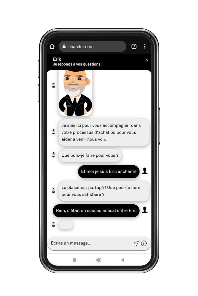 Discuter avec le chatbot du Théâtre du Châtelet